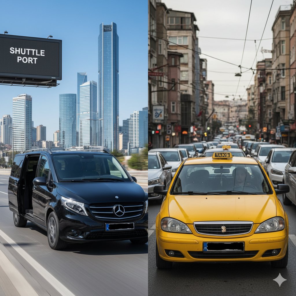 İş İnsanları İçin Shuttle Transfer mi Taksi mi Daha Avantajlı?