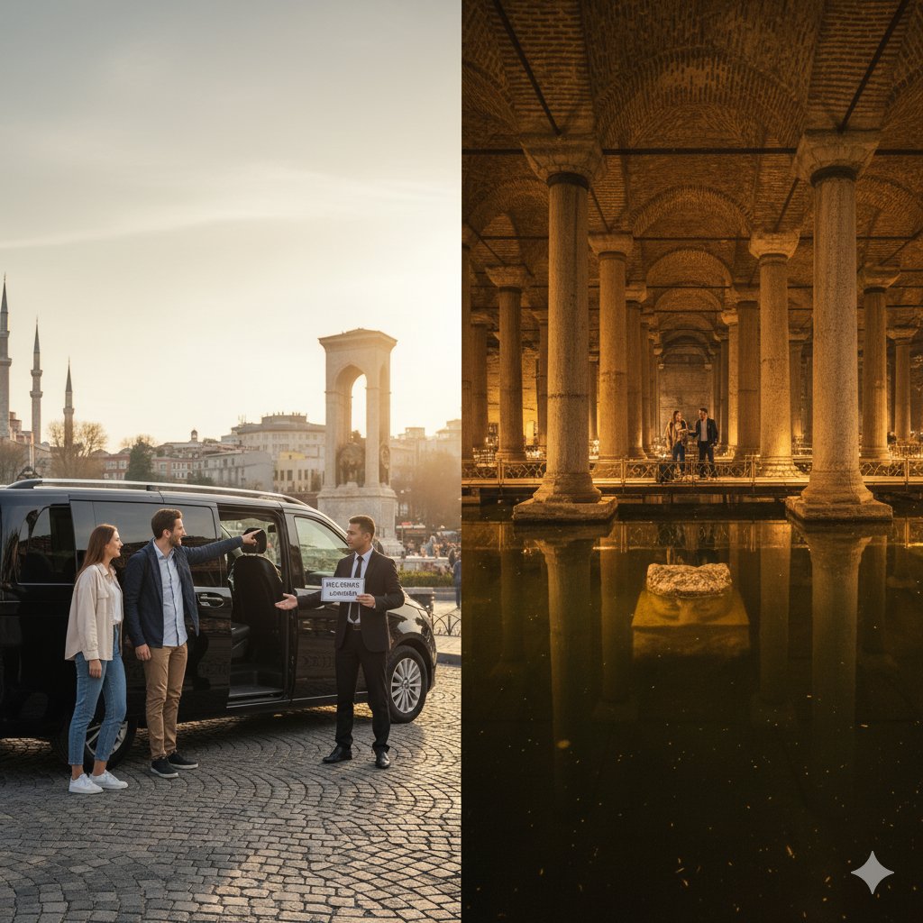 Yerebatan Sarnıcı’na Shuttle Transfer: Yer Altında Tarihi Bir Keşif